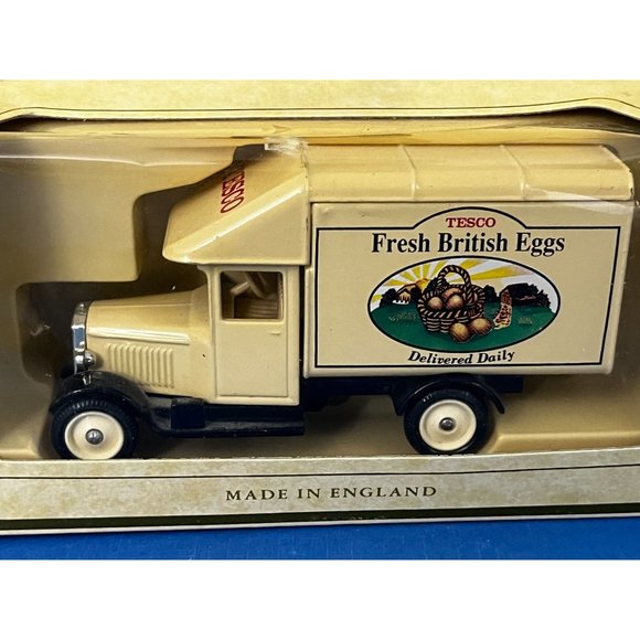 Vintage LLEDO Diecast Morris Van Fresh British Egg Delivered Daily LP52-021 - Picture 2 of 9